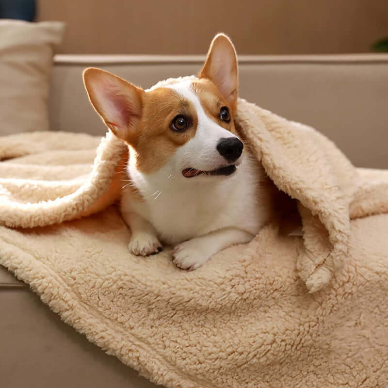 Kuschelige Fleece-Welpendecke - Weich & Warm