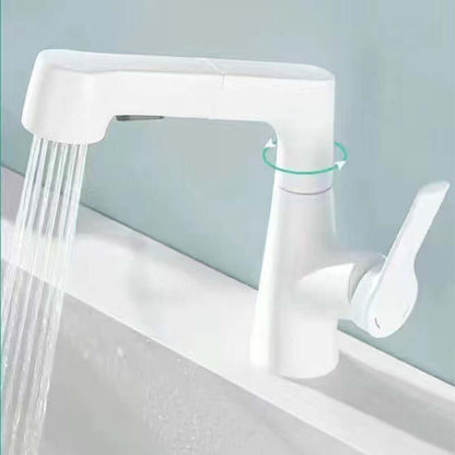 Mitigeur de lavabo avec douchette extractible