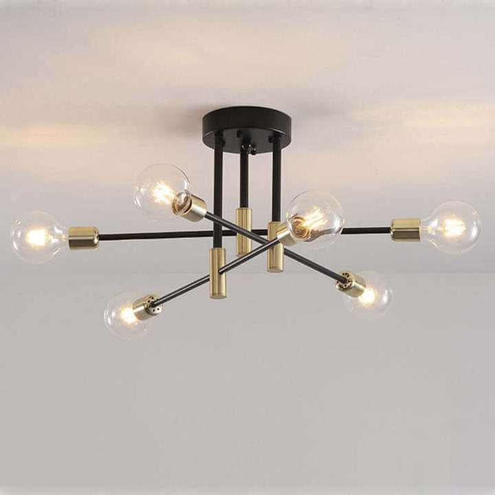 Lustre moderne en boule de verre
