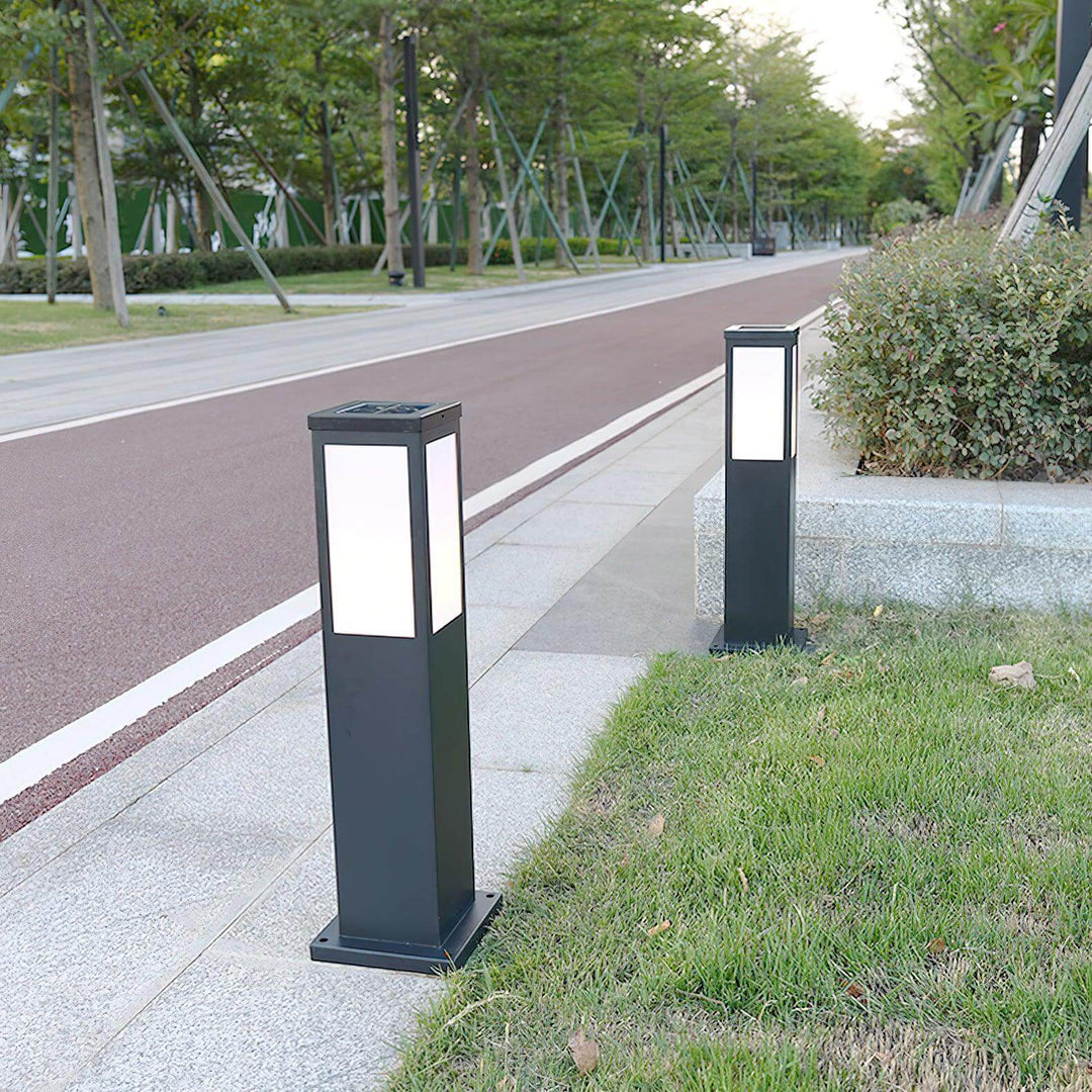 Moderne LED Pollerleuchte Außen Garten