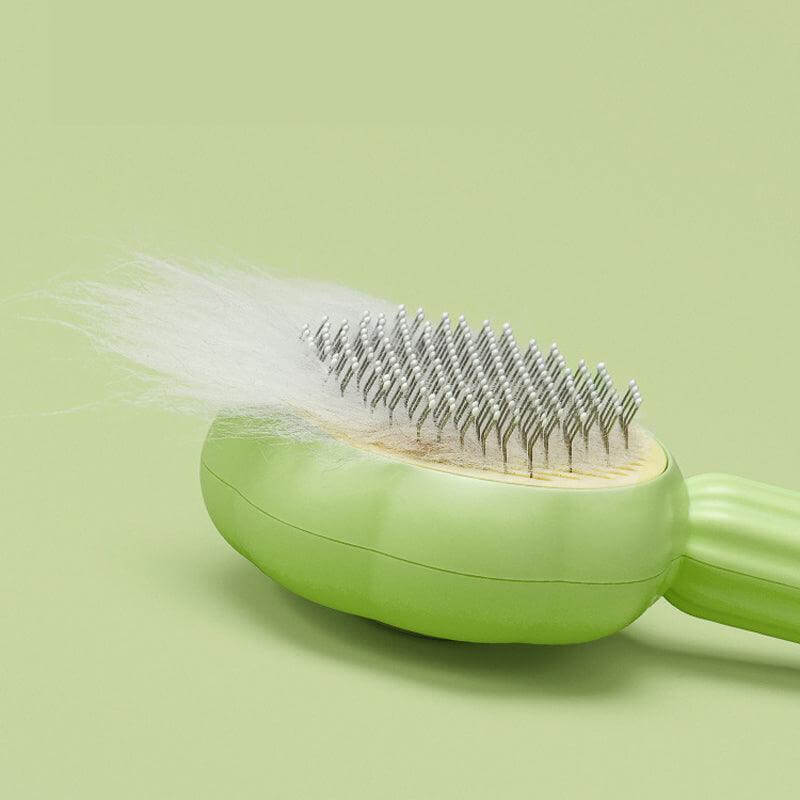 Brosse autonettoyante pour chat pour un toilettage facile