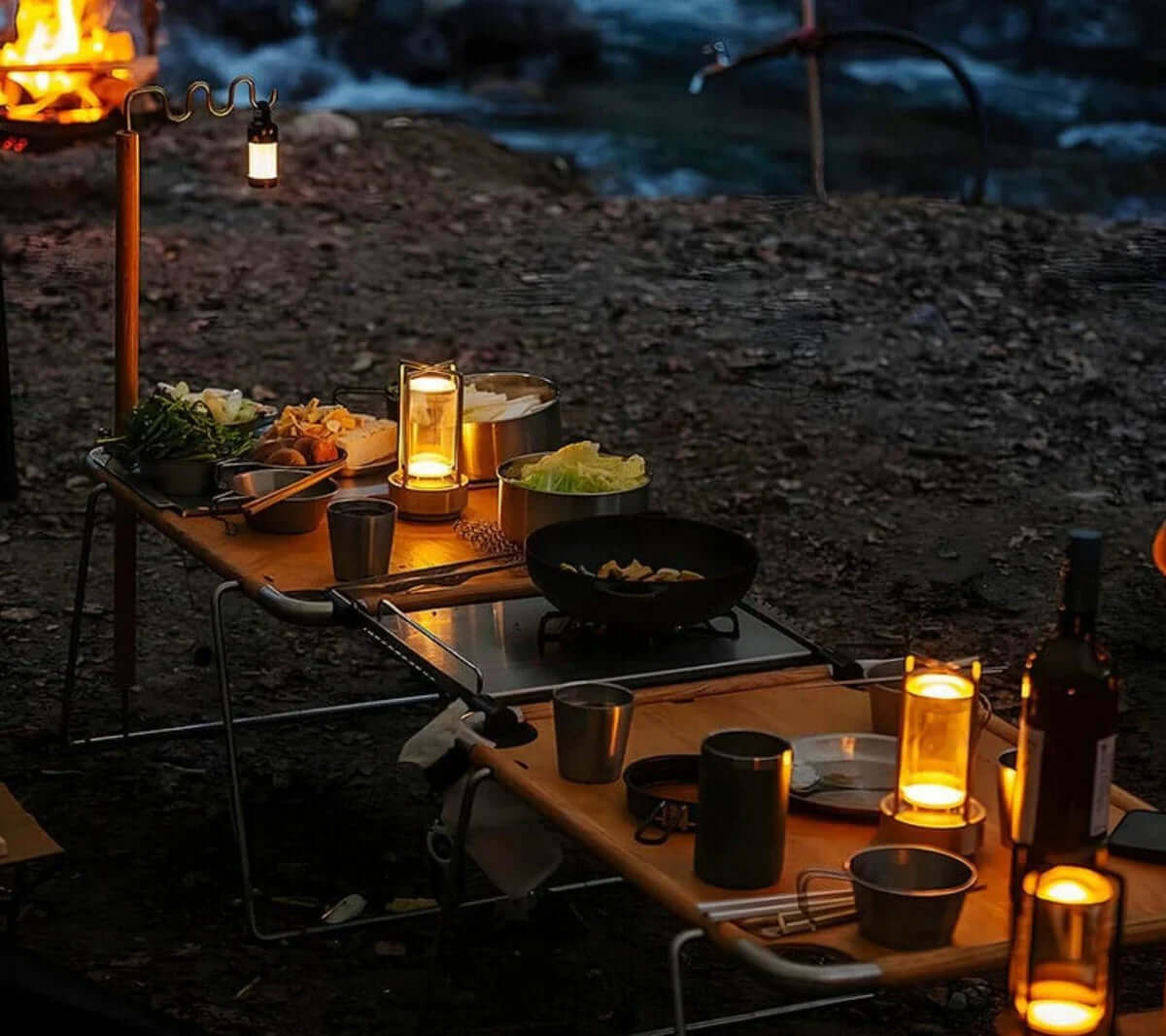 Tragbare Kristall-Tischlampe - Wasserdicht