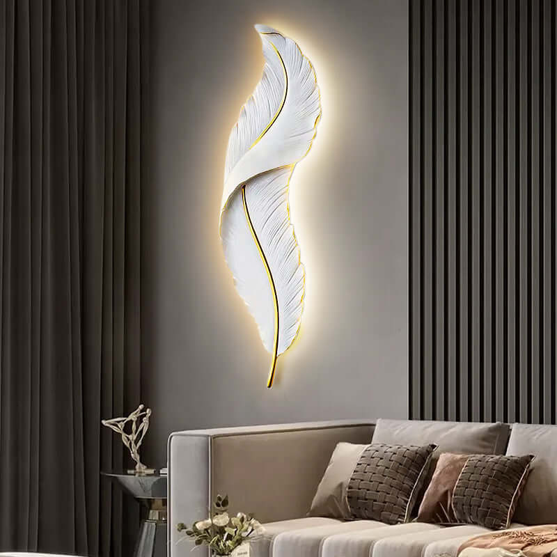 Moderne LED-Wandleuchte - Warmweiß