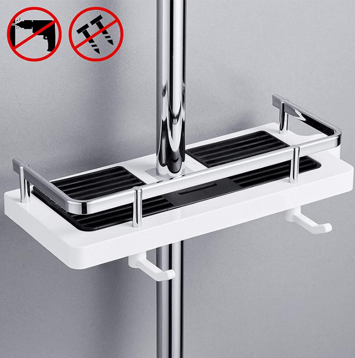 Platzsparendes Duschregal - Badezimmer Ordnungssystem