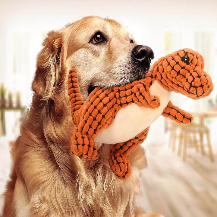 Peluche dinosaure pour chiens et chats