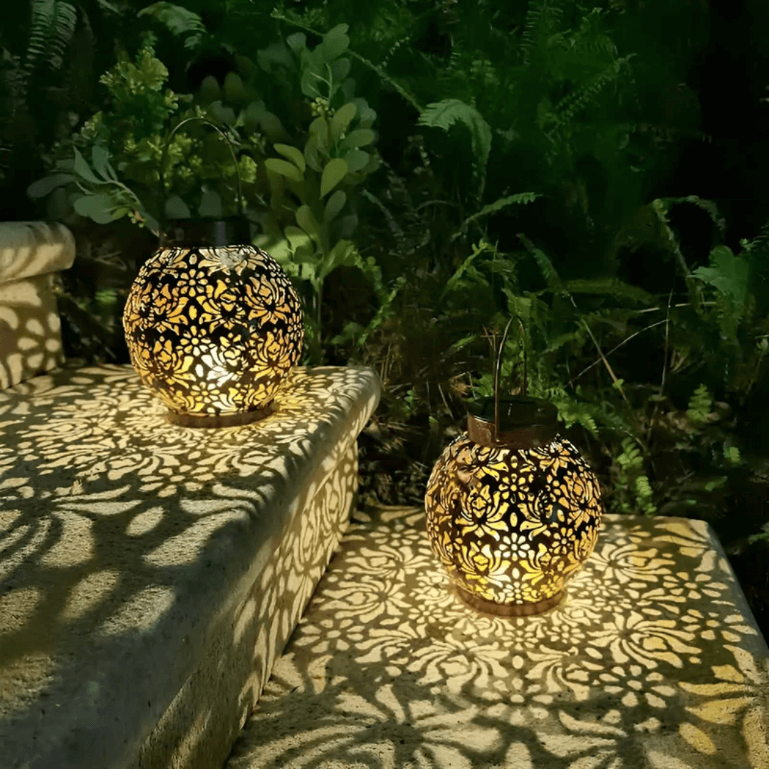 Solar Hängelampe Garten LED Außen Wasserdicht