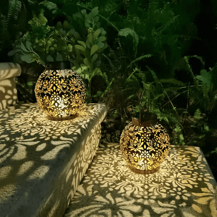 Solar Hängelampe Garten LED Außen Wasserdicht