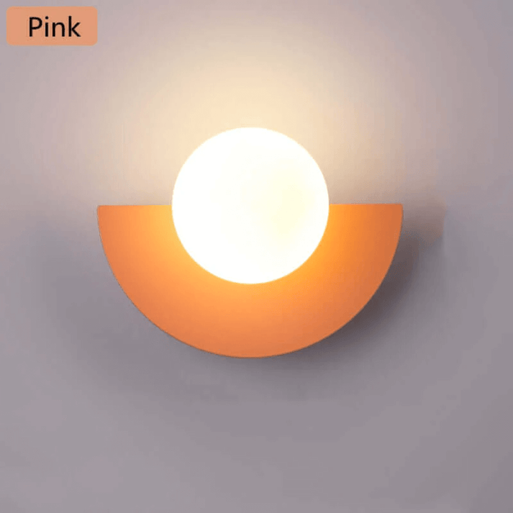 Applique demi-lune métallique