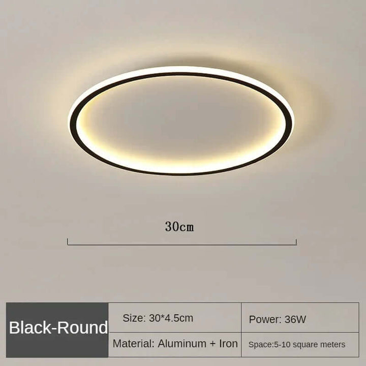 Plafonnier LED scandinave - Rond moderne