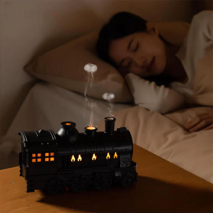 Humidificateur de locomotive à vapeur nostalgique