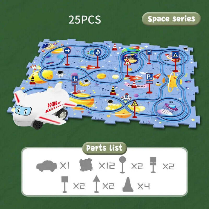 Fahrzeug-Puzzle für Kinder - Lernspaß & Feinmotorik