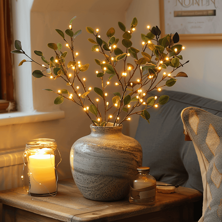 Dekorativer LED-Zweig 70cm - Warmweiß