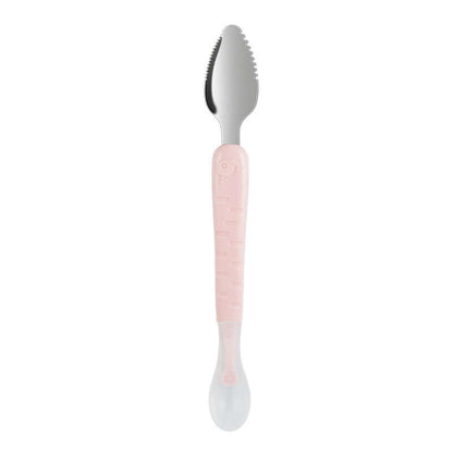 Lot de 2 cuillères en silicone pour bébé - Alimentation douce et sûre