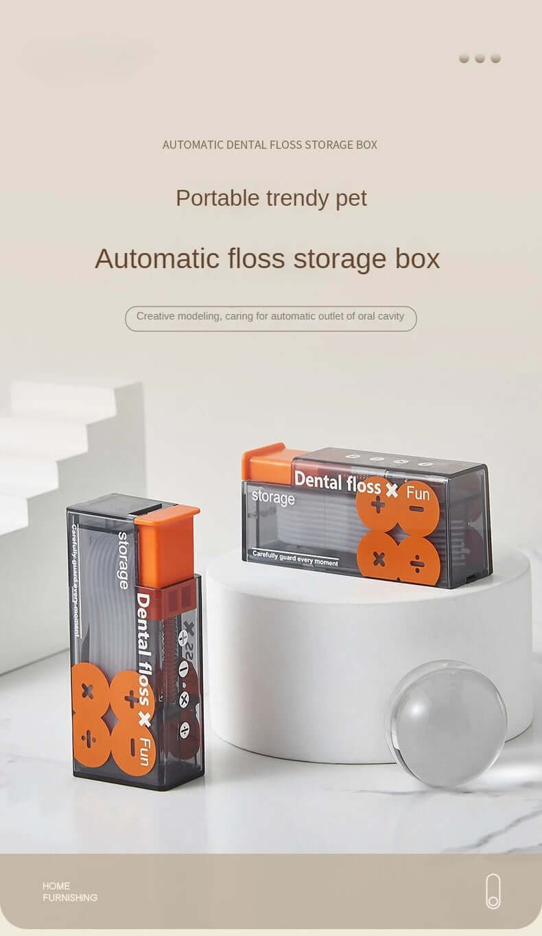 Tragbarer Zahnseidestick-Dispenser mit 10 Sticks