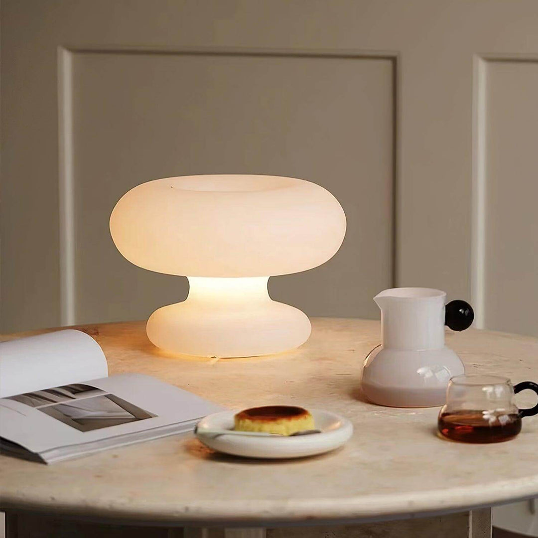 Lampe de table Donut design moderne éclairage intérieur LED