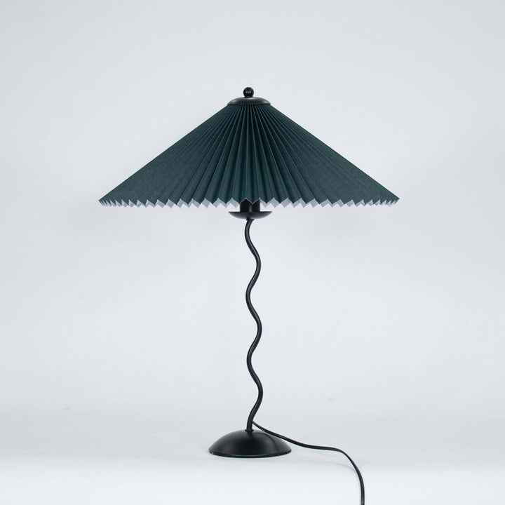 Designer Tischlampe Metall Modern Wellenförmig