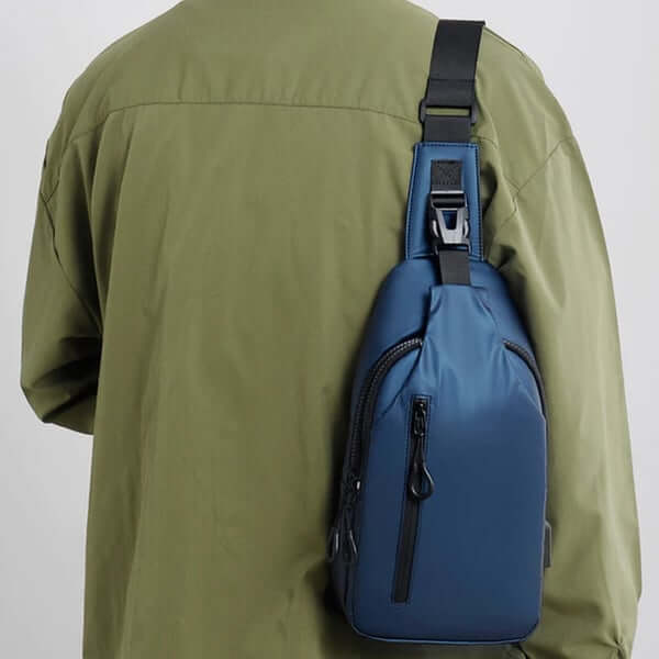 Sac à bandoulière étanche avec USB