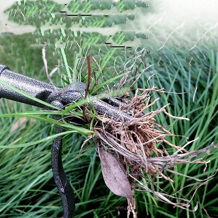 Effektiver Unkrautzieher mit stabilem 4-Krallen-Kopf und ergonomischem Griff zur präzisen Wurzelentfernung im Garten.