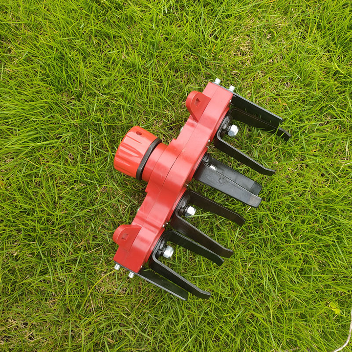 Effizienter Unkrautentferner Kopfaufsatz für Gartenpflege, aus langlebigem Material, entfernt Unkraut tief und schonend.