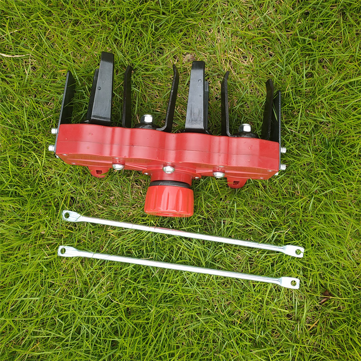 Effizienter Unkrautentferner Kopfaufsatz für Gartenpflege, aus langlebigem Material, entfernt Unkraut tief und schonend.