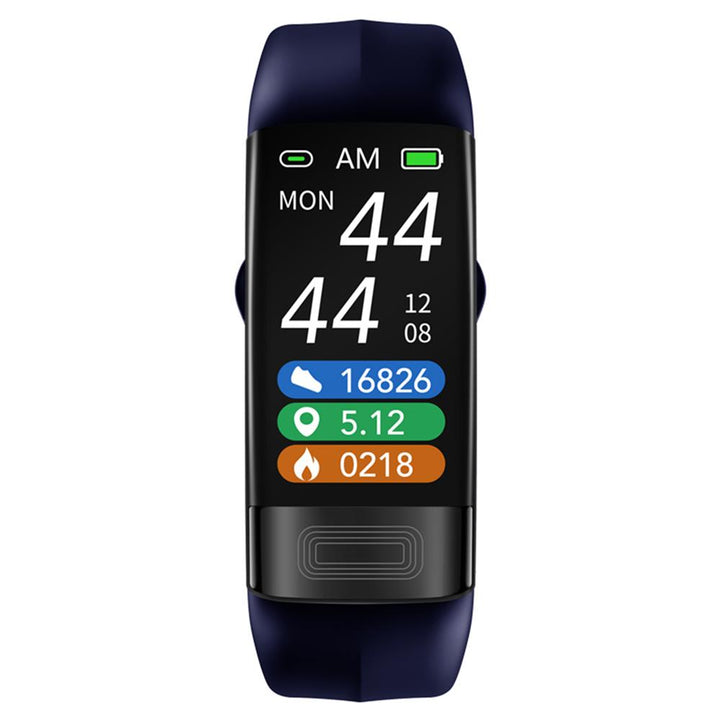 "Elegante Damen-Smartwatch mit Silikonarmband, Blutdruck- & EKG-Tracker, IP67, ideal für Gesundheit und Stil."
