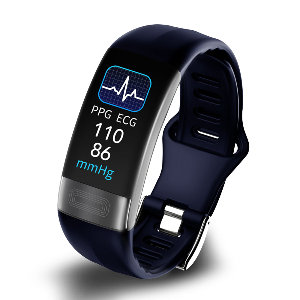 "Elegante Damen-Smartwatch mit Silikonarmband, Blutdruck- & EKG-Tracker, IP67, ideal für Gesundheit und Stil."
