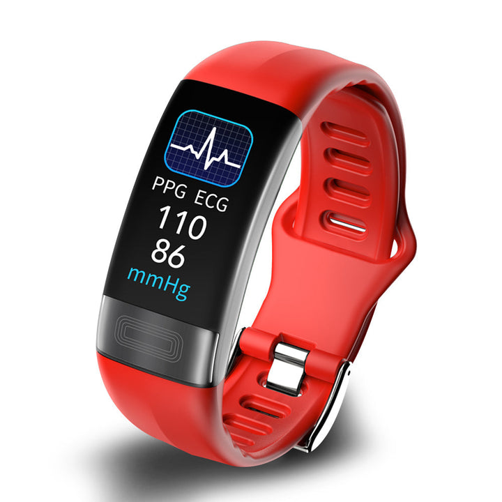 "Elegante Damen-Smartwatch mit Silikonarmband, Blutdruck- & EKG-Tracker, IP67, ideal für Gesundheit und Stil."
