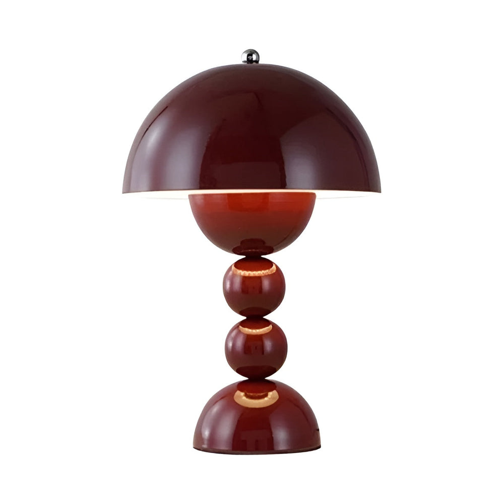 Elegante Tischlampe im skandinavischen Stil mit dimmbarem LED-Licht und weißen Akzenten, inspiriert von Blumen.