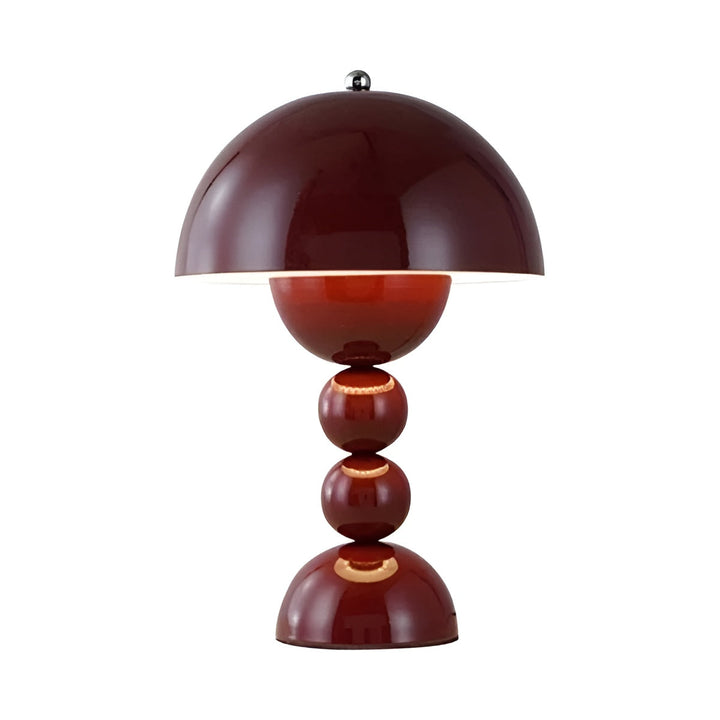 Elegante Tischlampe im skandinavischen Stil mit dimmbarem LED-Licht und weißen Akzenten, inspiriert von Blumen.