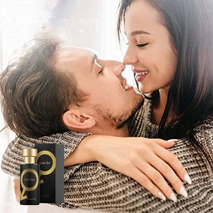 Elegante Unisex Parfümflasche mit lang anhaltendem Duft, schwarz-goldenes Design, ideal für stilvolle, selbstbewusste Nutzer.