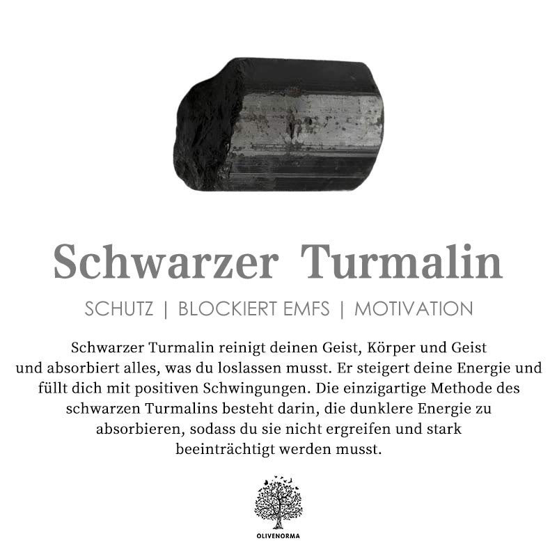 Eleganter 8mm Ring aus Wolframkarbid mit schwarzem Turmalin, minimalistisches Design, Schutz vor negativen Energien, langlebi