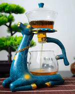 Blaue Teekanne