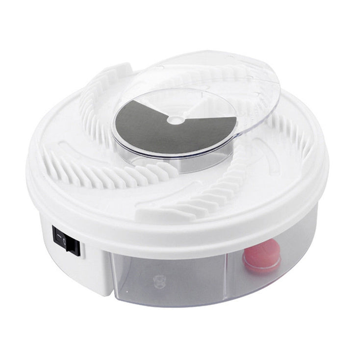 Elektrischer Fliegenfänger, USB-betrieben, kein Gift, modern und kompakt, fängt Insekten geräuschlos in Innenräumen.