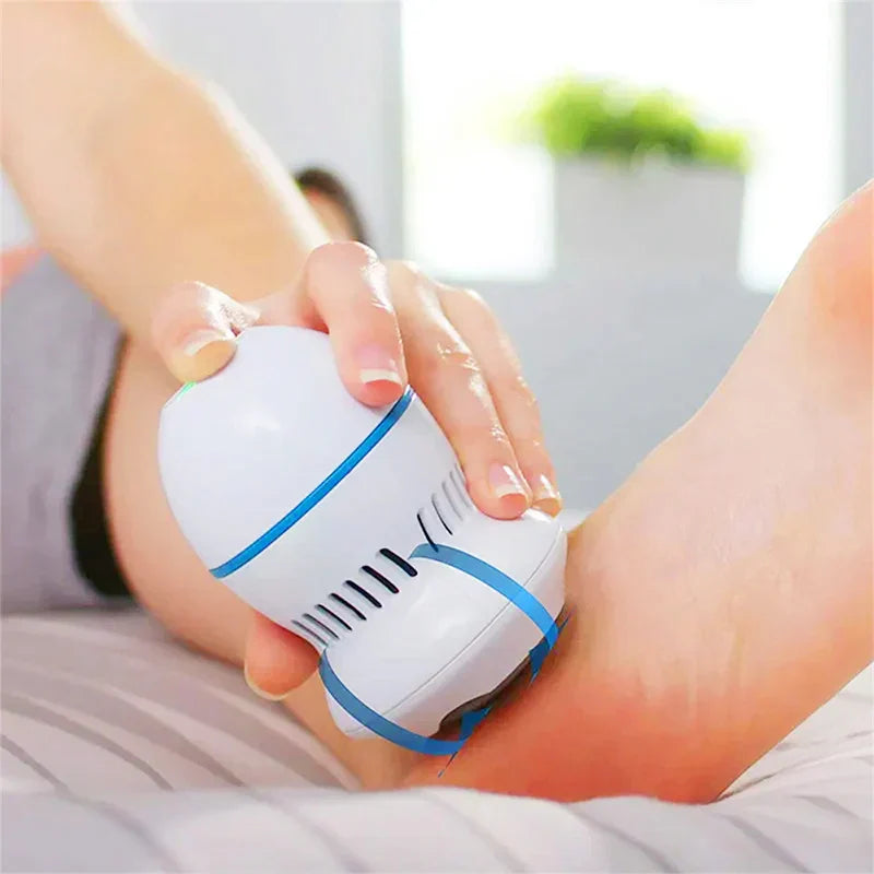 "Elektrischer Hornhautentferner für Fußpflege, ergonomisches Design, wiederaufladbar, seitliche Ansicht, Beauty & Wohlbefinde