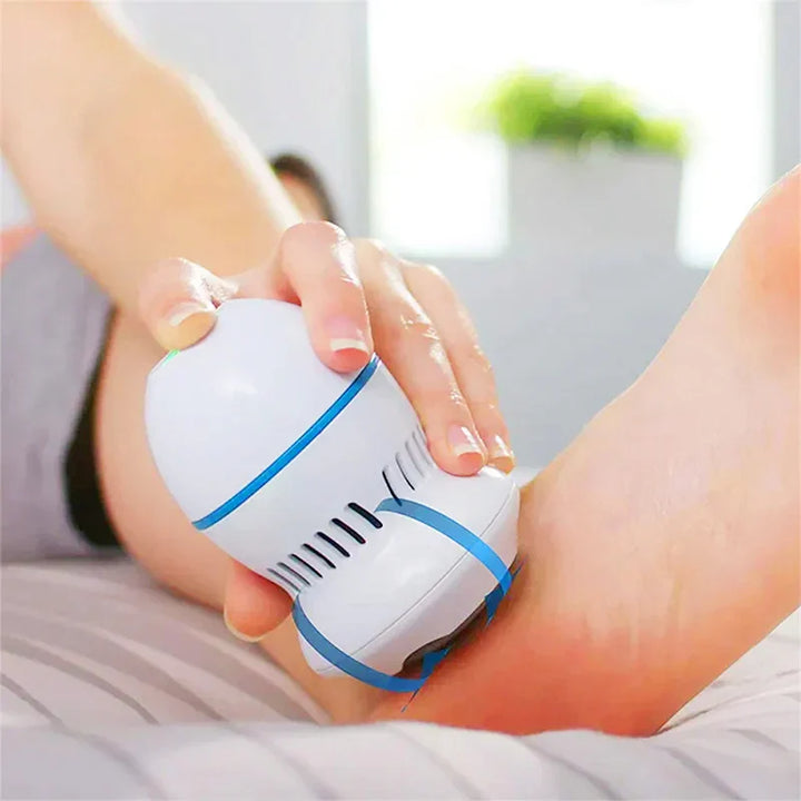 "Elektrischer Hornhautentferner für Fußpflege, ergonomisches Design, wiederaufladbar, seitliche Ansicht, Beauty & Wohlbefinde