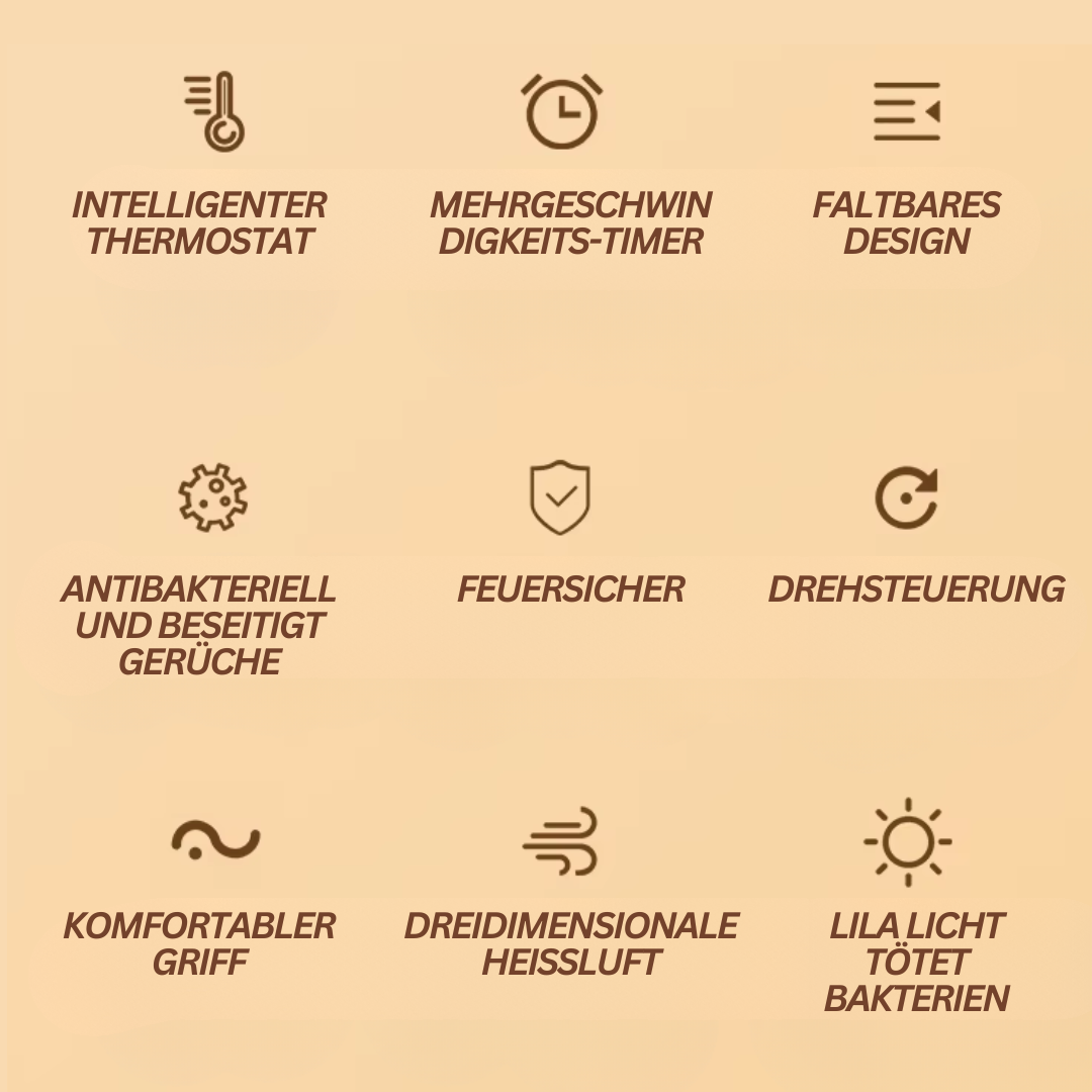 Elektrischer Schuhtrockner in Weiß, seitliche Ansicht, kompakt, effizient gegen Feuchtigkeit, ideal für alle Schuhtypen.
