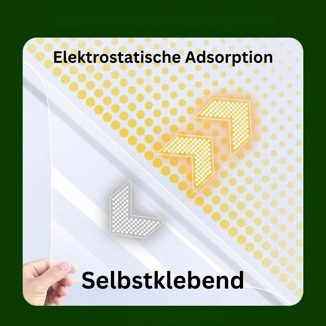Elektrostatische Wandaufkleber für stilvolle Dekoration, leicht abnehmbar, passt perfekt in jedes Zuhause oder Büro.