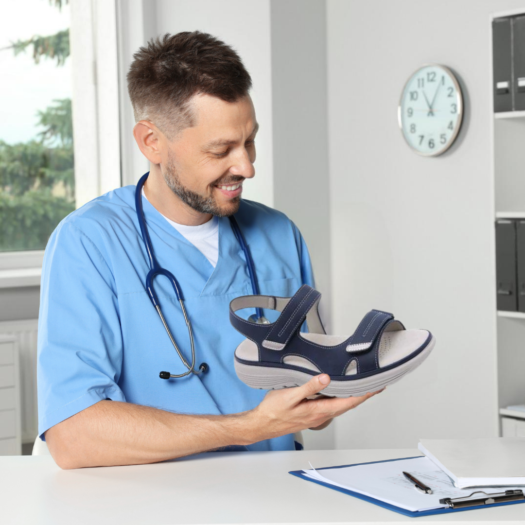"Ergonomische Damen-Sandalen, rutschfeste Sohle, stilvoll, komfortabel, fördert Fußgesundheit, ideal für jeden Anlass"