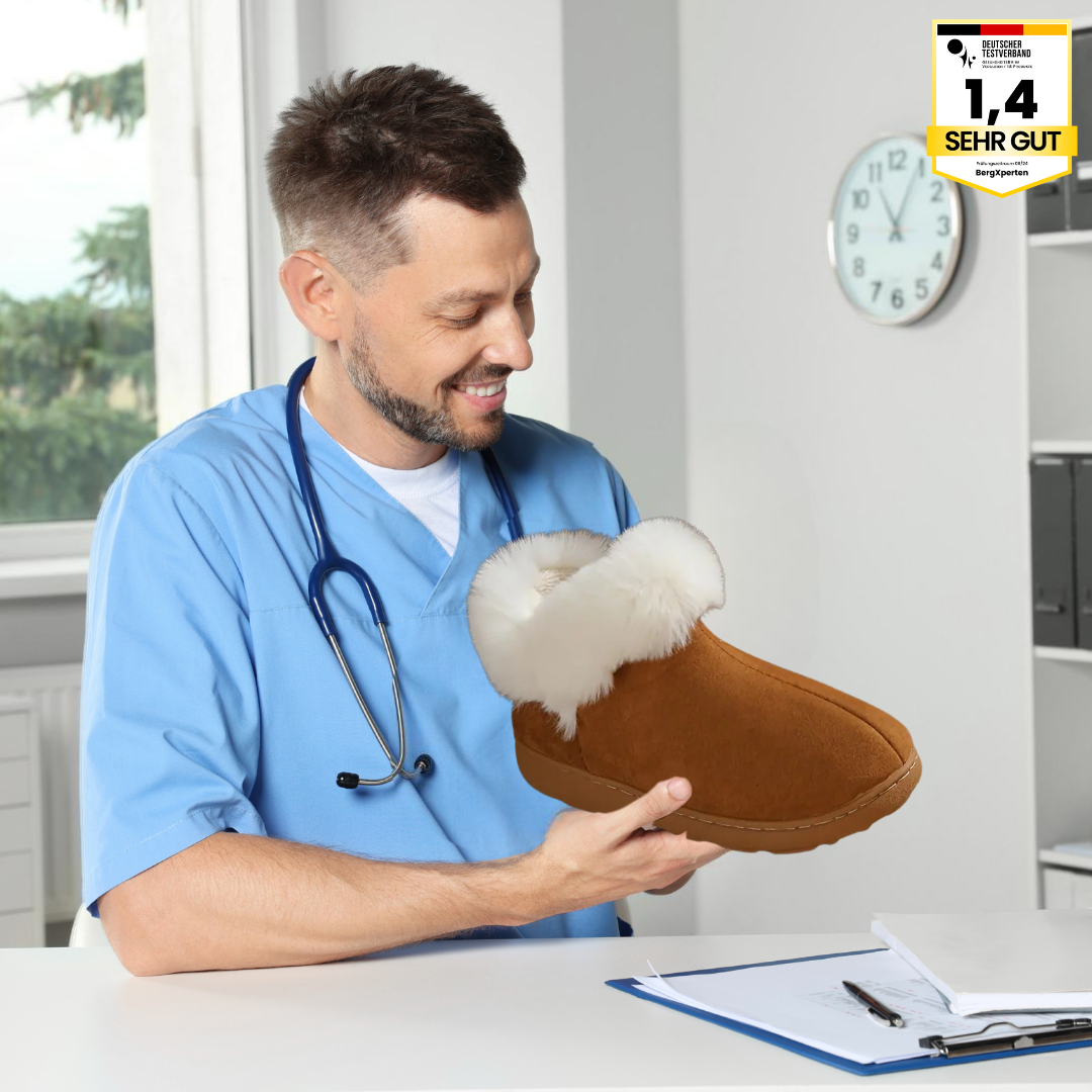 "Ergonomische Damenschuhe für Komfort, schwarz mit atmungsaktiven Einsätzen, fördert Fußgesundheit und gute Haltung."