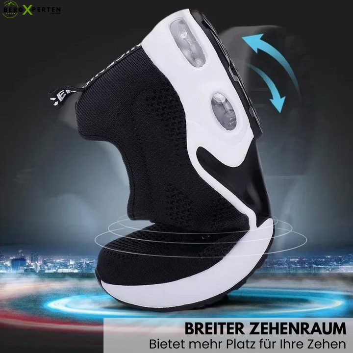 Ergonomische OrthoCare Schuhe, graues Design, mit flexibler Sohle und atmungsaktivem Material, für Komfort und Fußgesundheit.