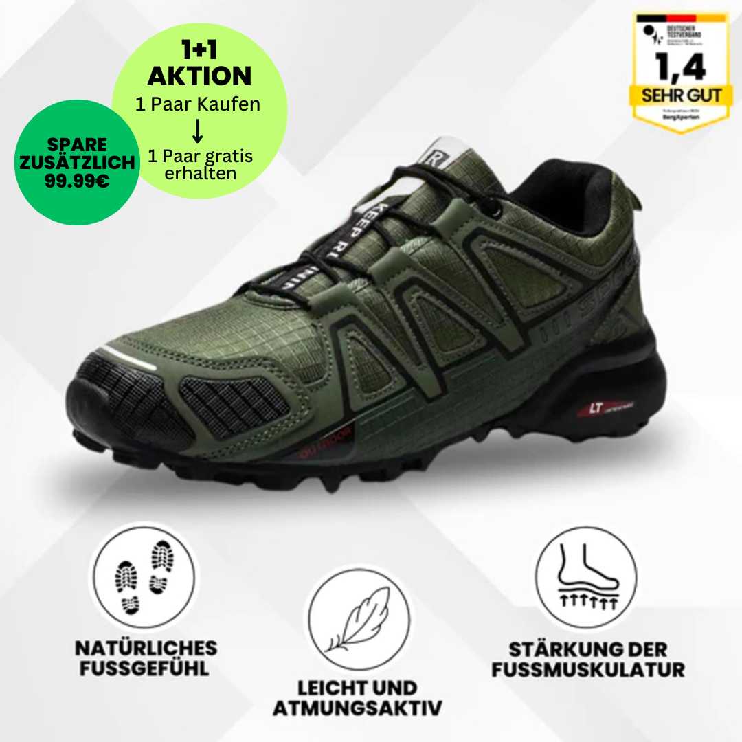 Ergonomische Wanderschuhe mit rutschfester Sohle und wasserdichtem Material ideal fürs Trekking in verschiedenen Farben.