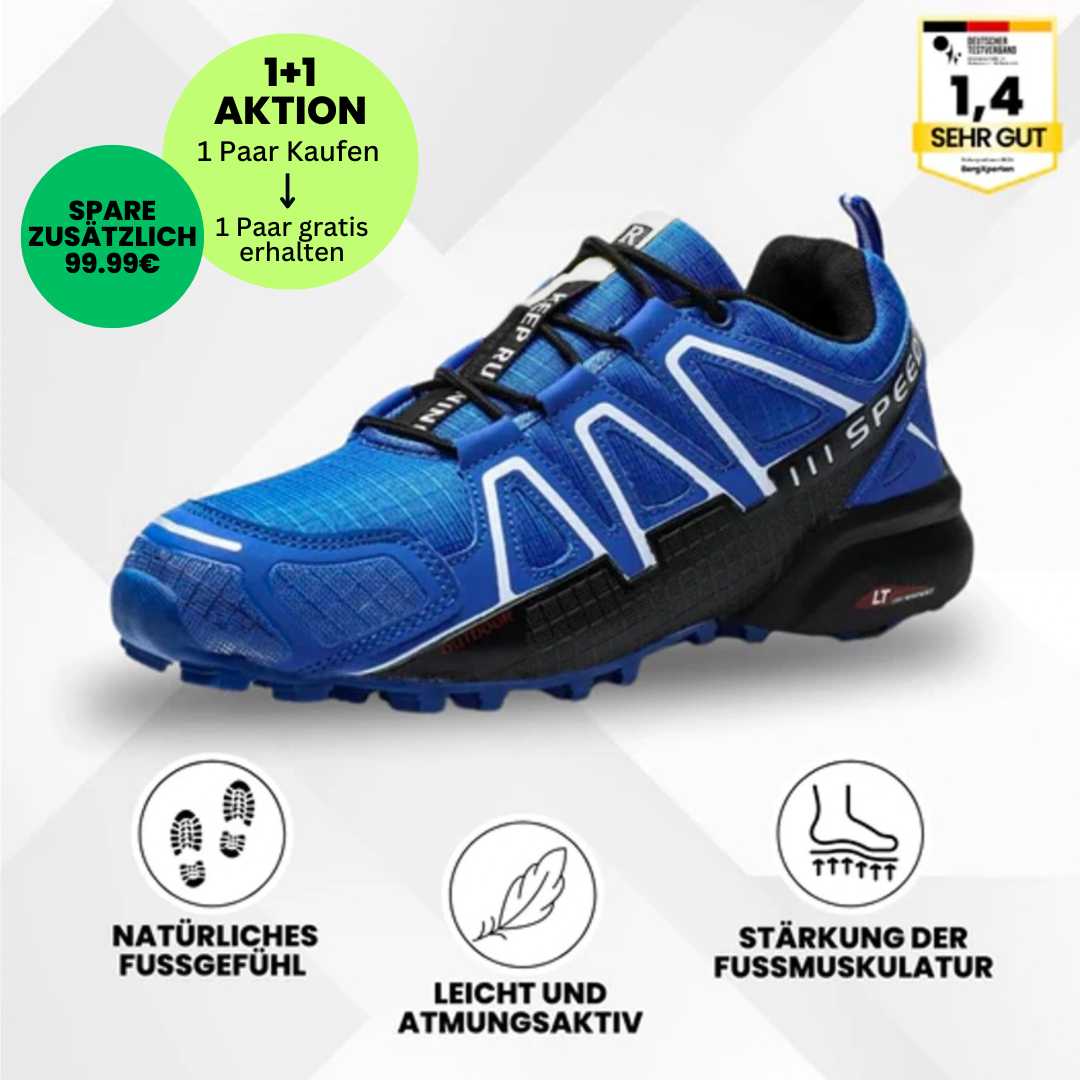 Ergonomische Wanderschuhe mit rutschfester Sohle und wasserdichtem Material ideal fürs Trekking in verschiedenen Farben.