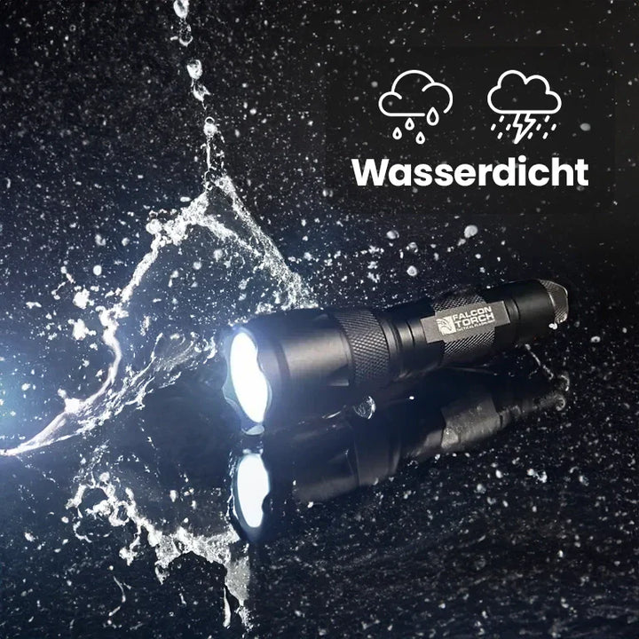 "Extrem helle 500 Lumen militärische Taschenlampe ViperX700 aus Aluminium mit fünf Beleuchtungsmodi für Outdoor-Abenteuer."