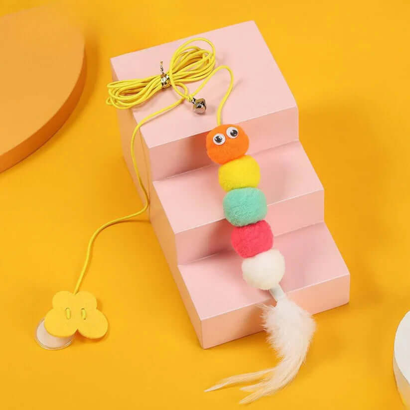 Jouet interactif suspendu pour chat