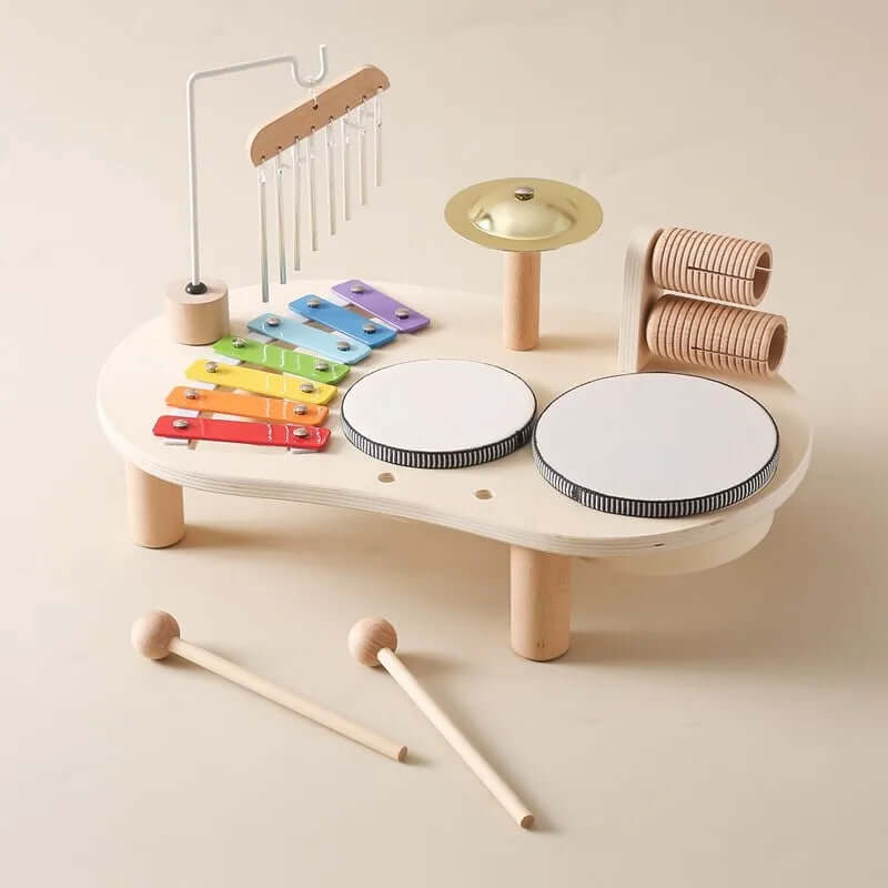 Holzbrettspielzeug Musikstation - Kreativspielzeug für Kinder