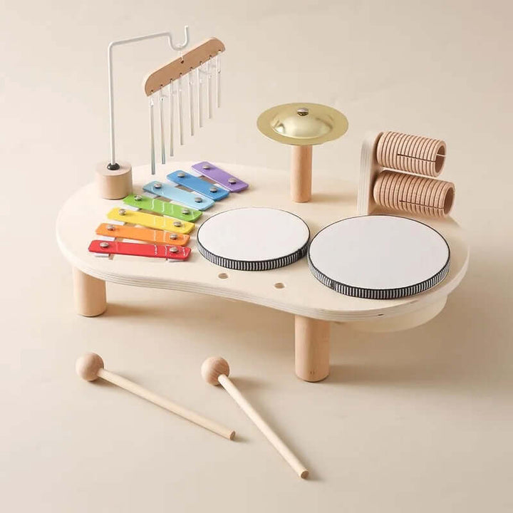 Holzbrettspielzeug Musikstation - Kreativspielzeug für Kinder