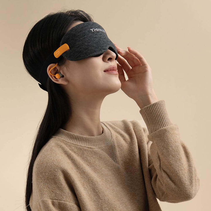 Premium Schlafmaske mit Ohrstöpseln - Erholsamer Schlaf