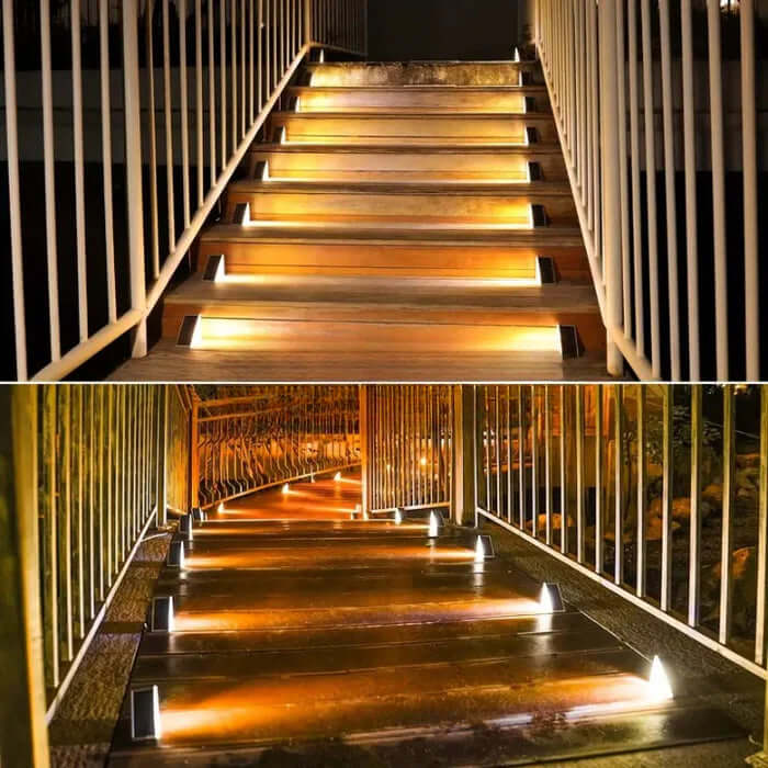 LED Solar Treppenbeleuchtung Außen