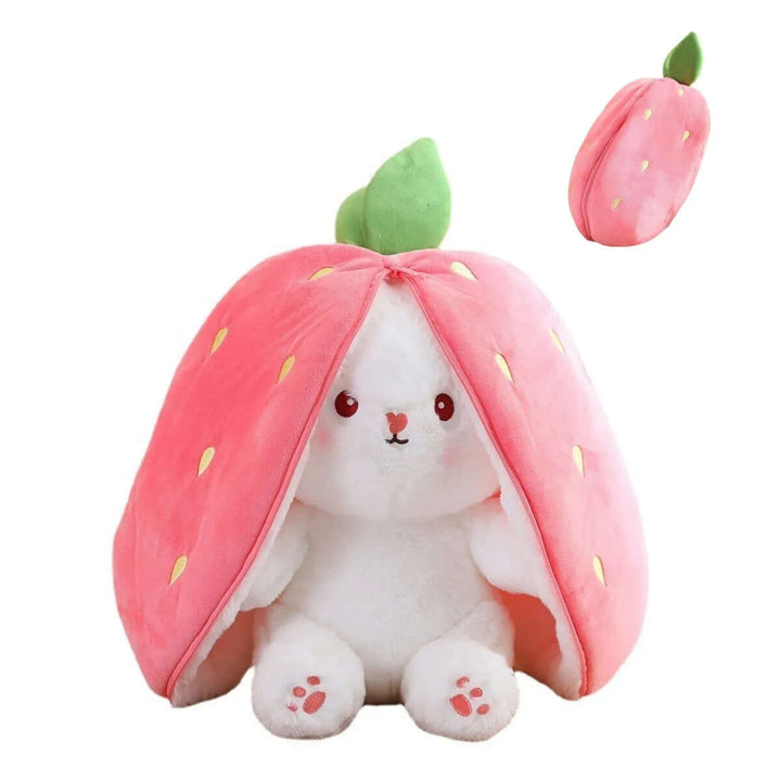Peluche 2 en 1 - animal et fruit