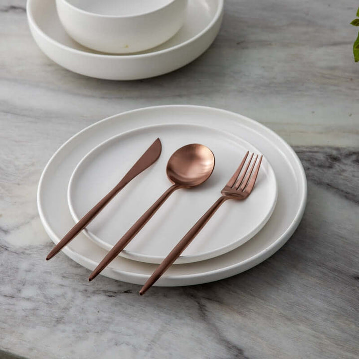 Minimalistisches Edelstahlbesteck Set